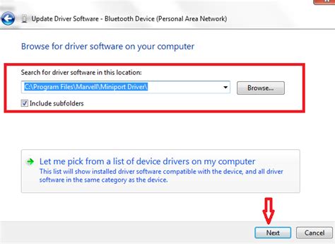 Update drivers manually in Windows 